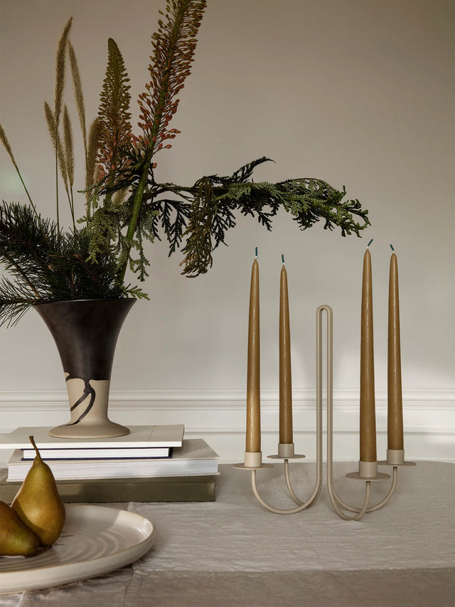 SWAY CANDELABRA IN CASHMERE