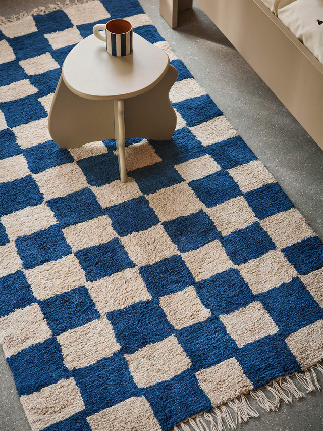 MARA WASHABLE RUG IN DEEP BLUE