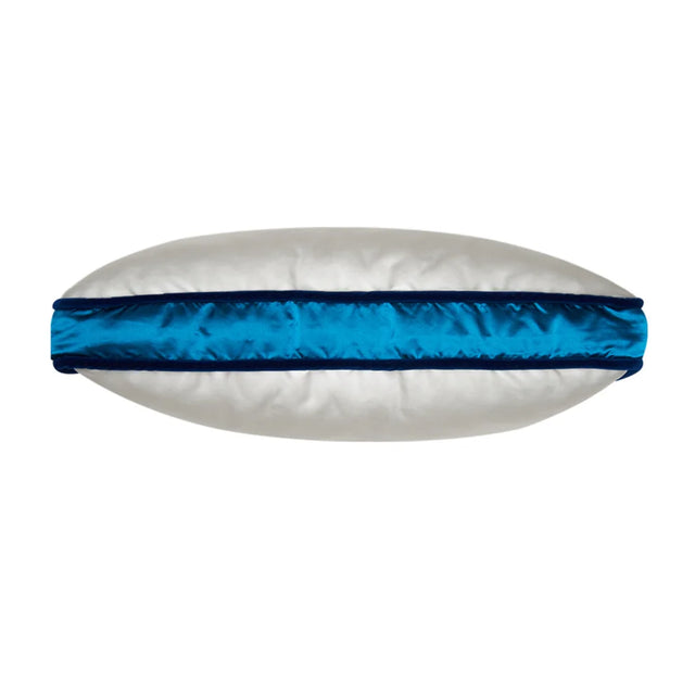ALPAQ STUDIO. VELVET TRIM DETAILED SILK CUSHION
