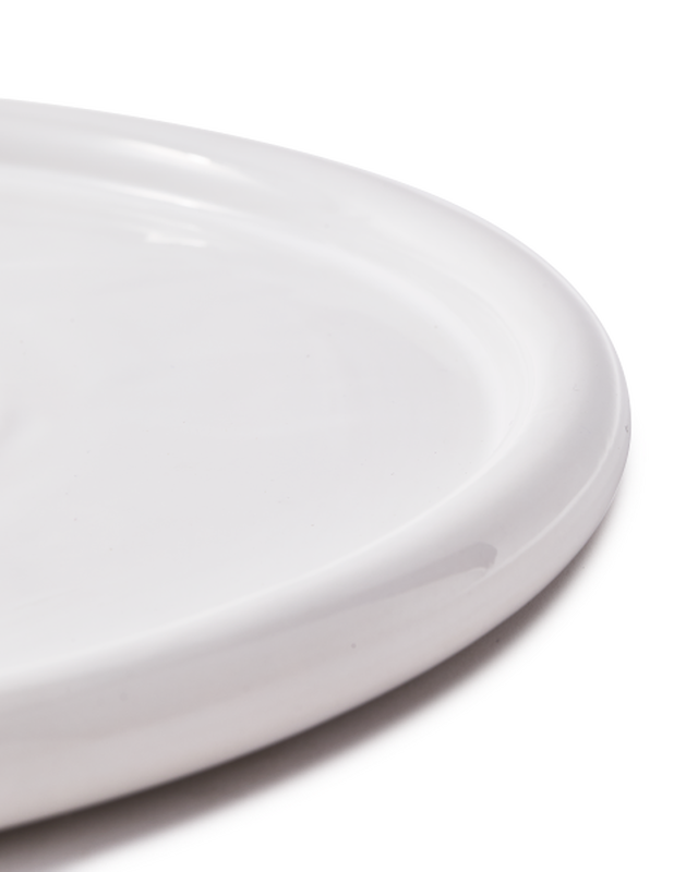 DIVING DUCK PLATE IN WHITE & GOLD