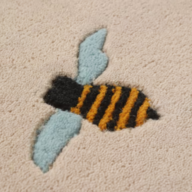 HONEY BEAR KIDS WOOL RUG