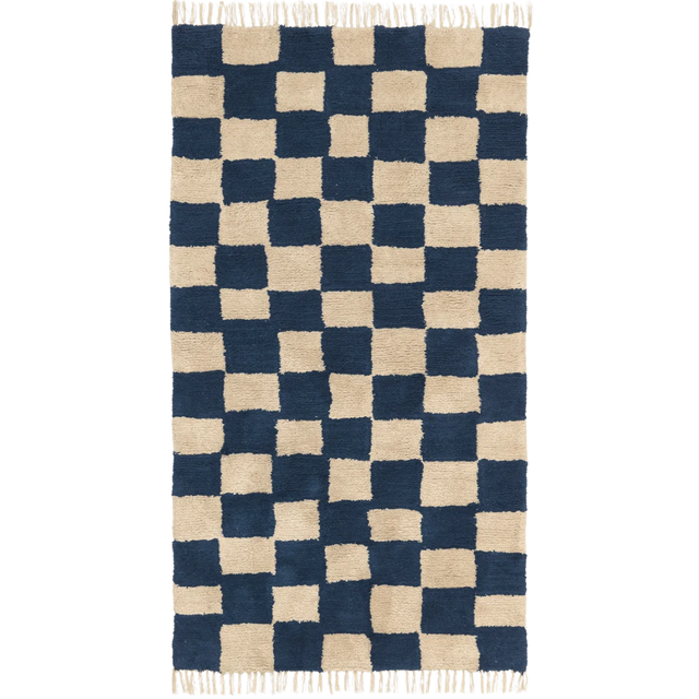 MARA WASHABLE RUG IN DEEP BLUE