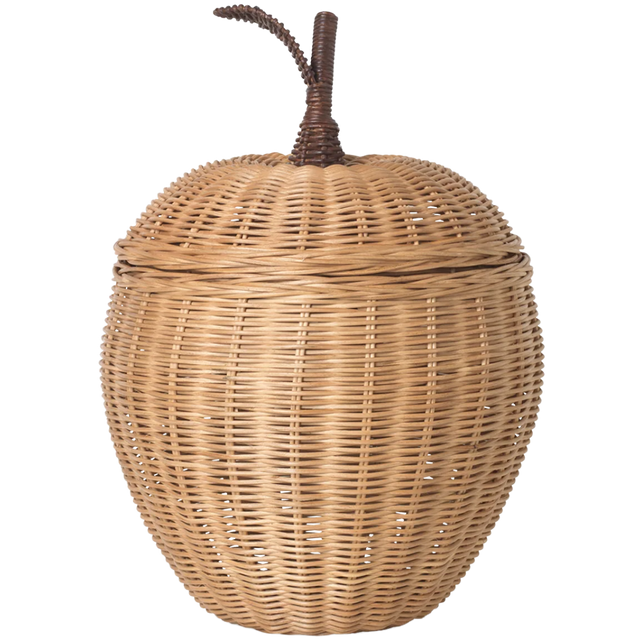 APPLE BRAIDED STORAGE BASKET