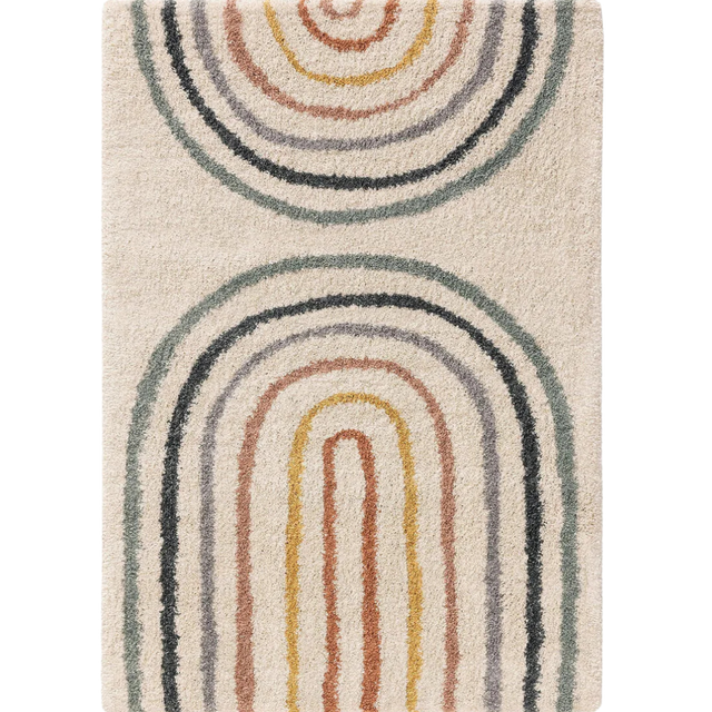 GOBI KIDS RUG WITH RAINBOW MOTIF