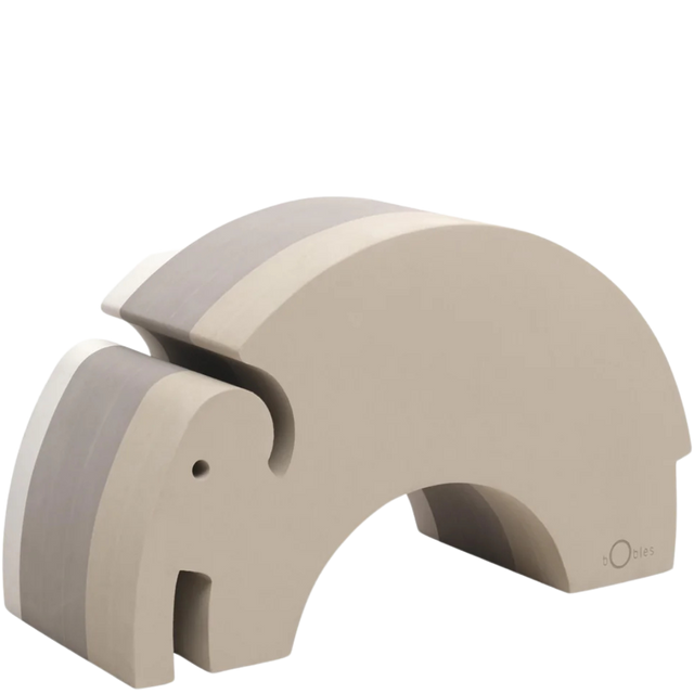 ROCKING TOY ELEPHANT IN GREY