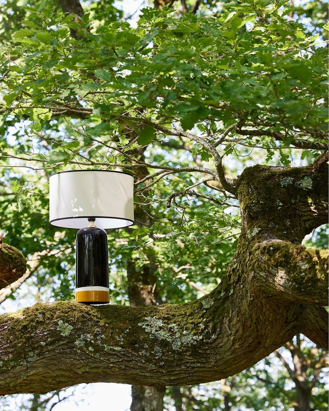 SICILIA TABLE LAMP IN BLACK & OCHER