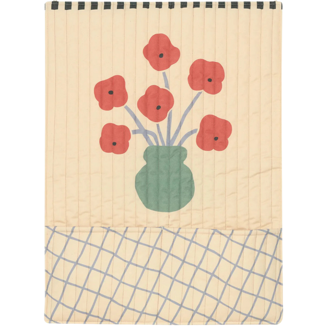 KIDS WALL ORGANIZER WITH FLOWER MOTIF
