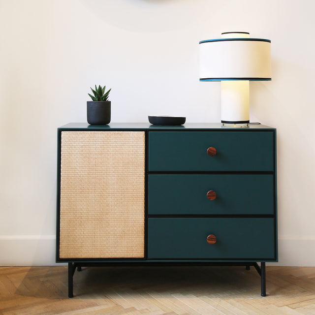 BIANCA TABLE LAMP IN BLUE SARAH