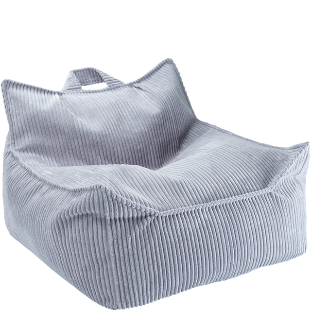 BLUEBERRY BLUE MOUSSE BEANBAG POUF