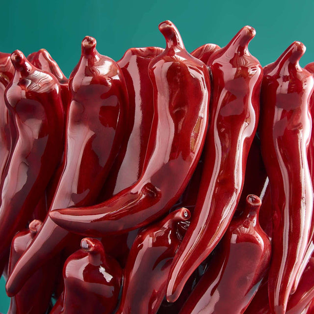 SMALL VASE CHILI IN RED
