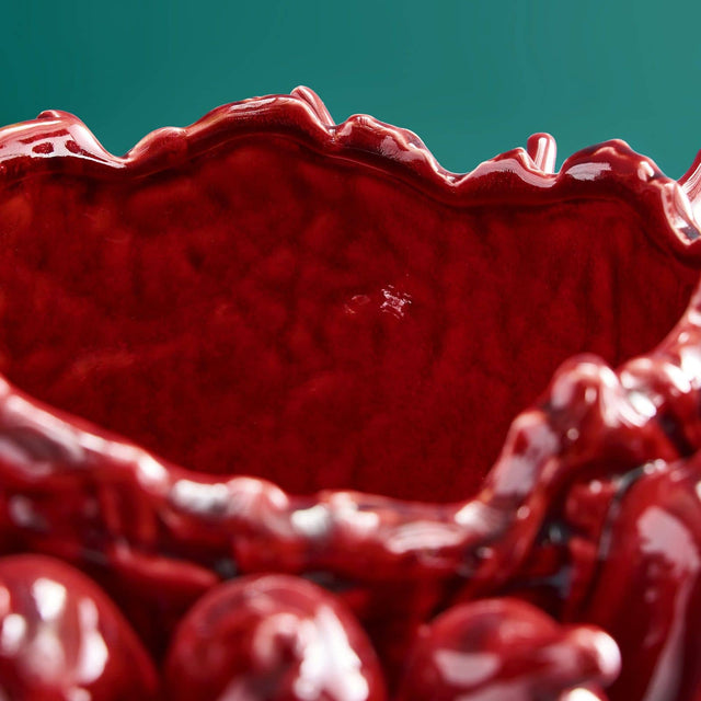 LARGE VASE CHILI IN RED