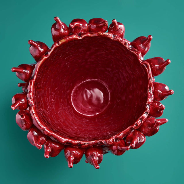LARGE VASE CHILI IN RED