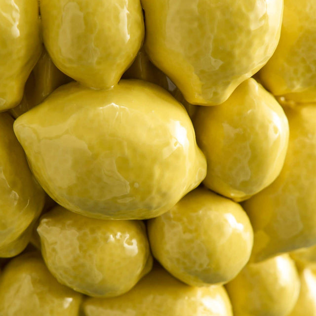 VASE LEMONS IN YELLOW