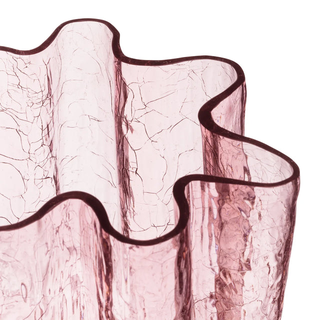 CRACKLE VASE IN PINK