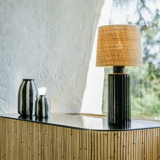 PORTOFINO TABLE LAMP IN GREEN