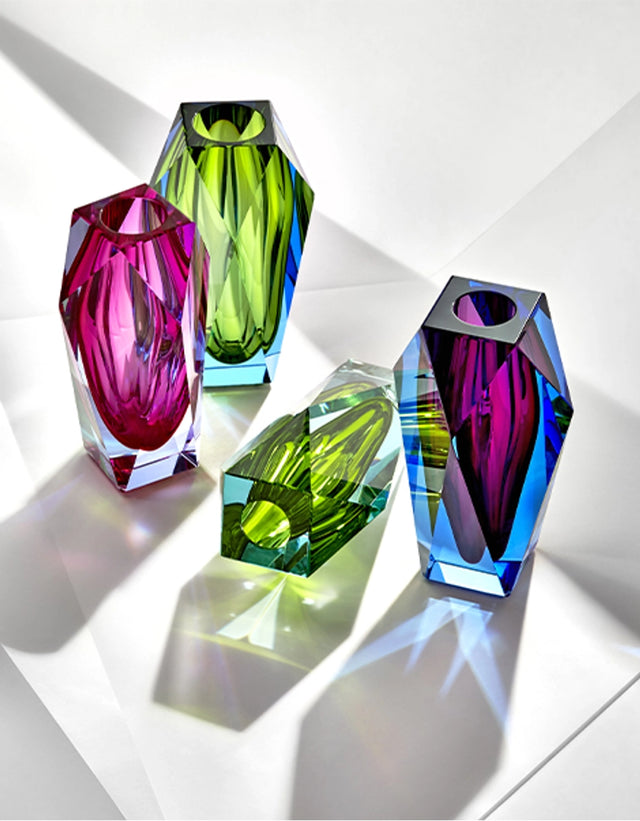 GEMA SMALL VASE IN ALEXANDRITE AMETHYST