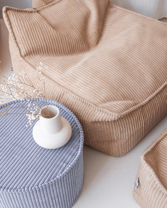 BROWN SUGAR MOUSSE BEANBAG POUF