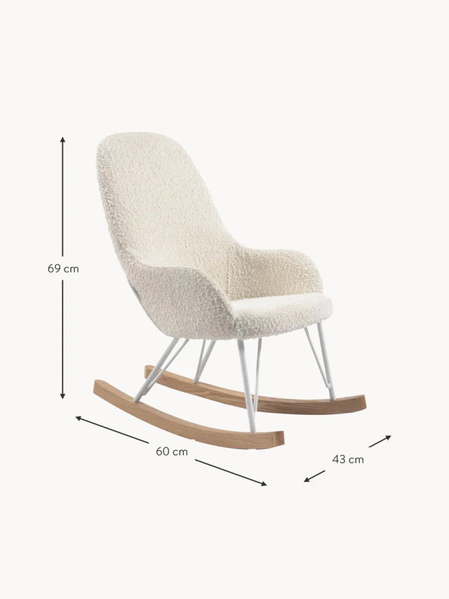 JOEY KIDS ROCKING CHAIR MADE OF BOUCLE