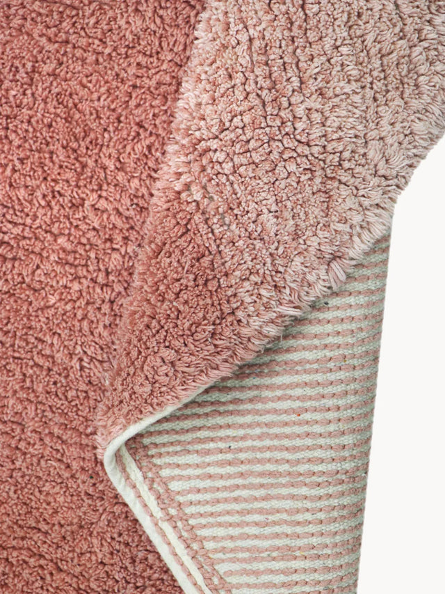 HANDWOVEN KID'S RUG RAMONA THE RADISH