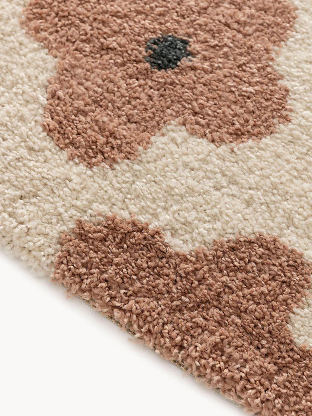 GOBI KIDS RUG WITH FLORAL PATTERN