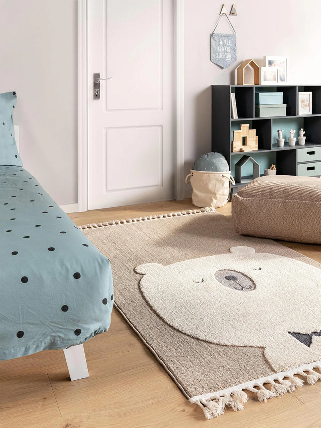 MOMO KIDS RUG WITH TASSELS AND HIGH-LOW EFFECT