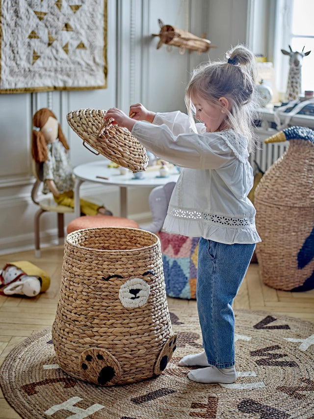 TIMONE STORAGE BASKET WITH LID