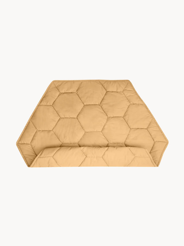 HANDMADE HONEYCOMB PLAY RUG WITH RATTLE TOY