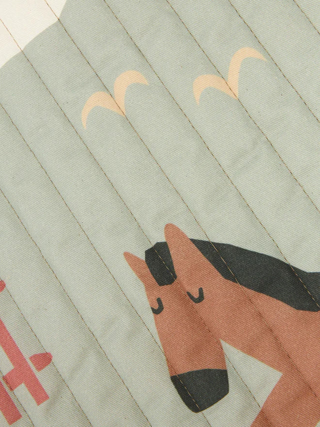KIDS WALL ORGANIZER WITH HORSE MOTIF