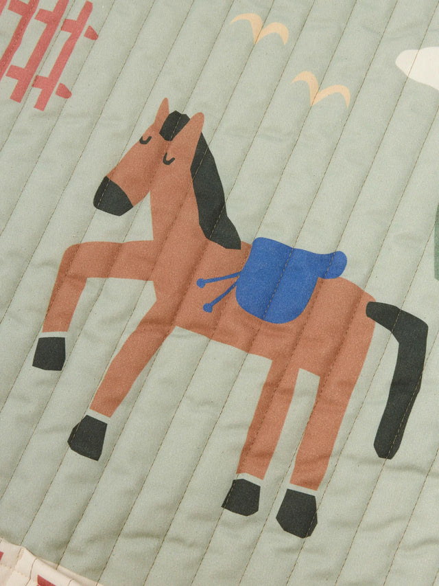 KIDS WALL ORGANIZER WITH HORSE MOTIF