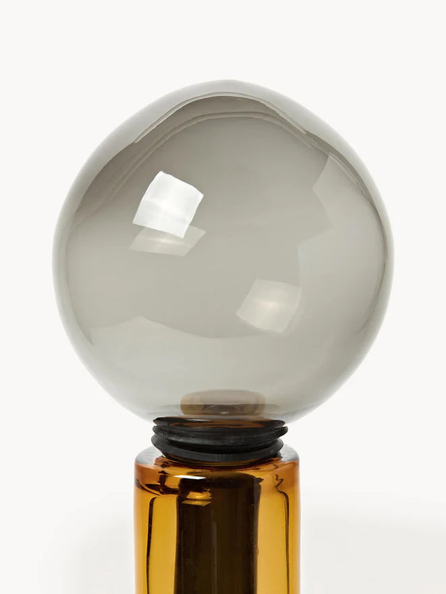 MOUTH-BLOWN DECORATIVE BOTTLES BUBBLES, SET OF 4 PC.