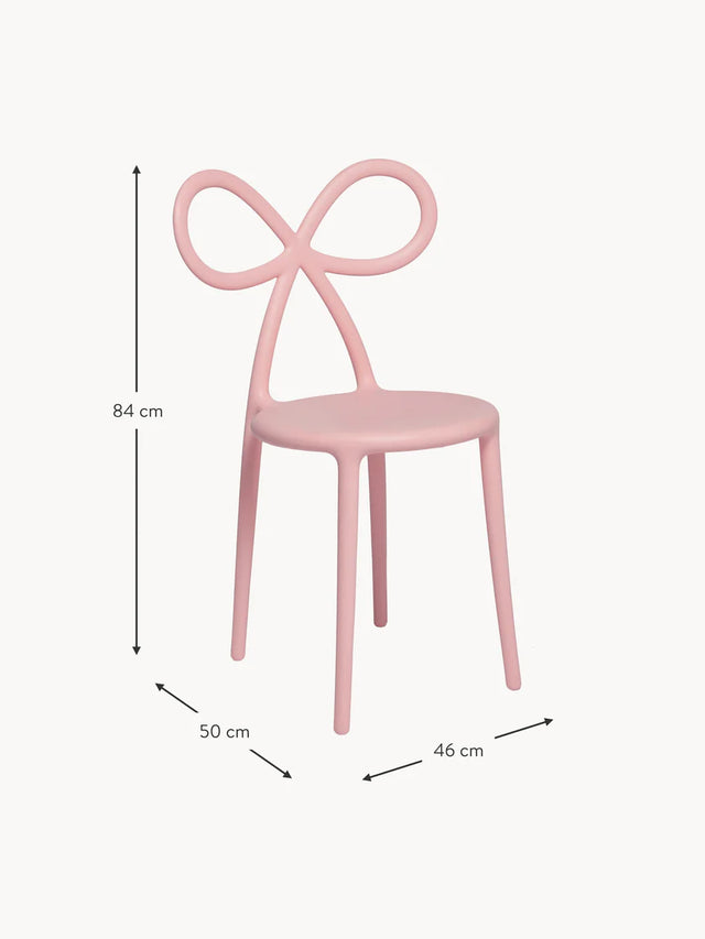 DESIGN STOOL RIBBON IN PINK