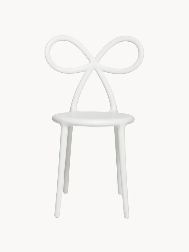 DESIGN STOOL RIBBON IN WHITE