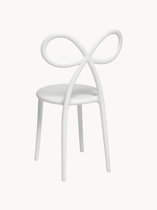 DESIGN STOOL RIBBON IN WHITE