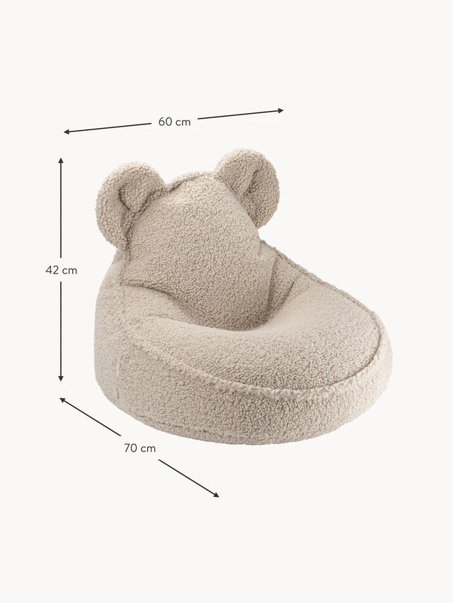 BEAR KIDS POUF IN BEIGE
