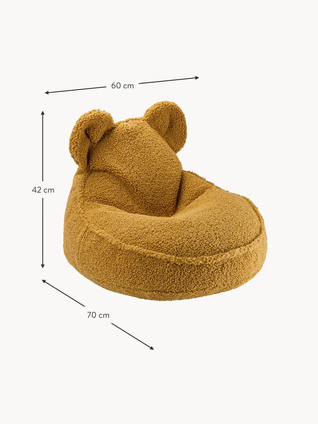 BEAR KIDS POUF IN BROWN