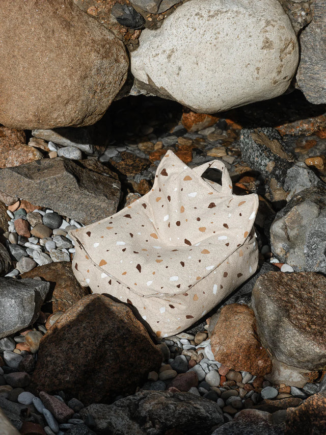 HANDMADE KIDS BEANBAG SUGAR MADE OF BOUCLÉ