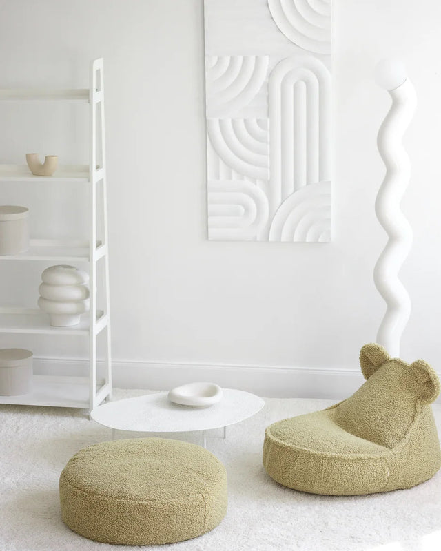 BEAR KIDS POUF IN MATCHA