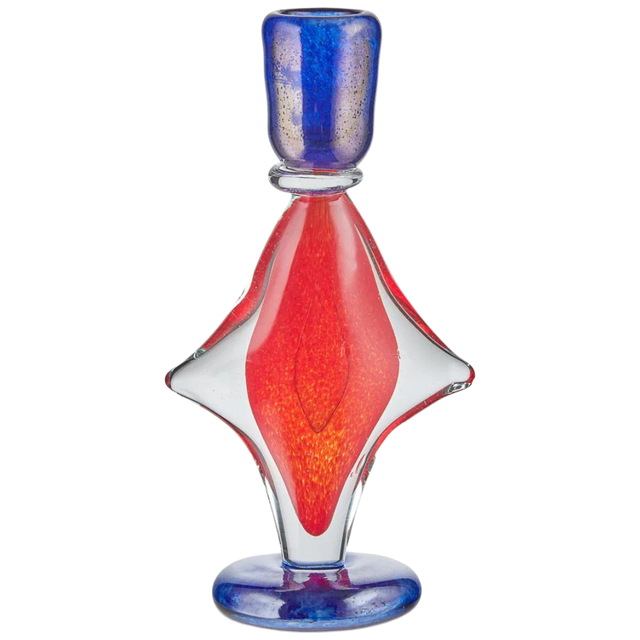 KHRESTYK CANDLE HOLDER IN RED STAR