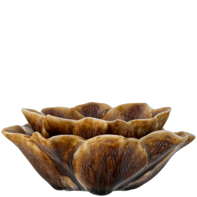 DINAH VOTIVE CANDLE HOLDER IN BROWN