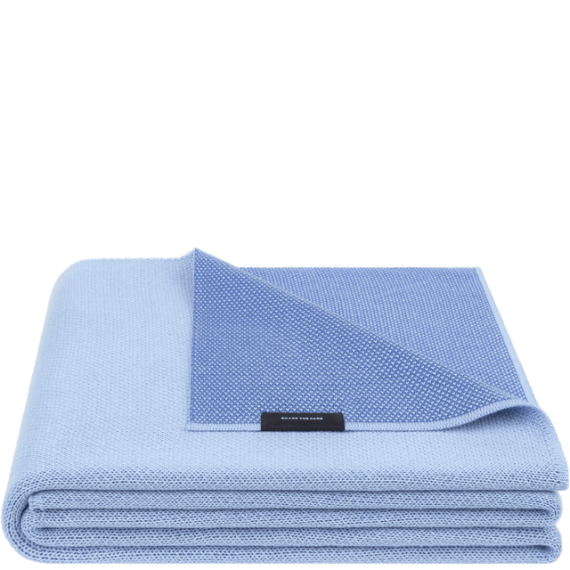 FRENCH BLUE WOOL BLANKET