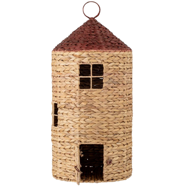 HOUSE BASKET WITH LID