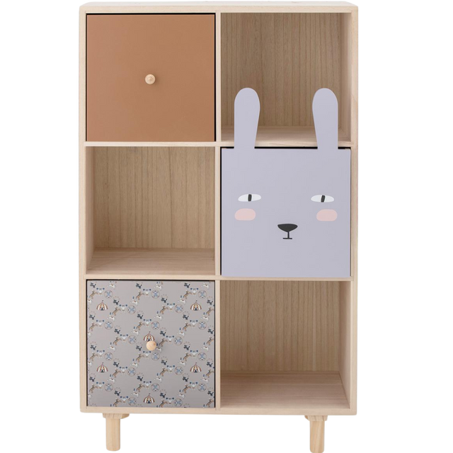 CALLE CHILDREN'S SHELF WITH DRAWERS