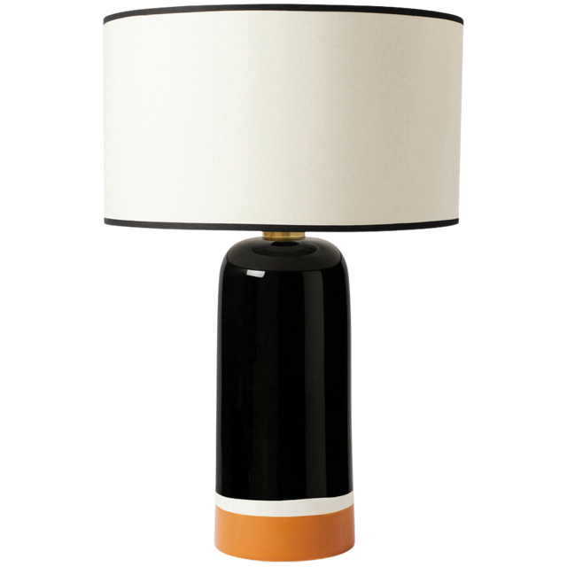 SICILIA TABLE LAMP IN BLACK & OCHER