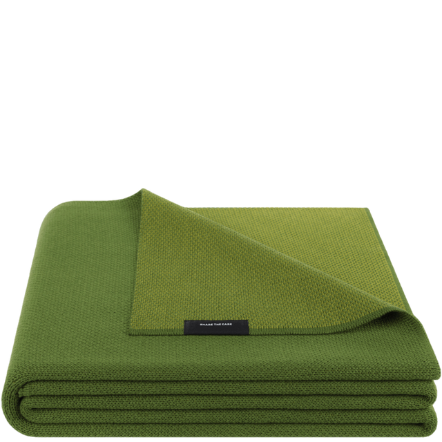 PINE GREEN WOOL BLANKET