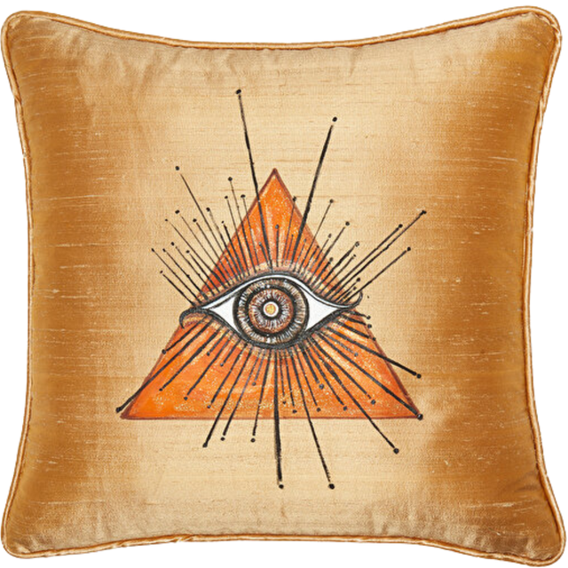 ALPAQ STUDIO. EYE SILK CUSHION