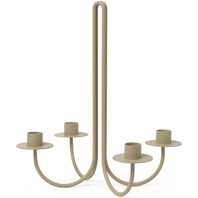 SWAY CANDELABRA IN CASHMERE
