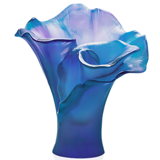 BLUE SMALL VASE ARUM BLEU NUIT