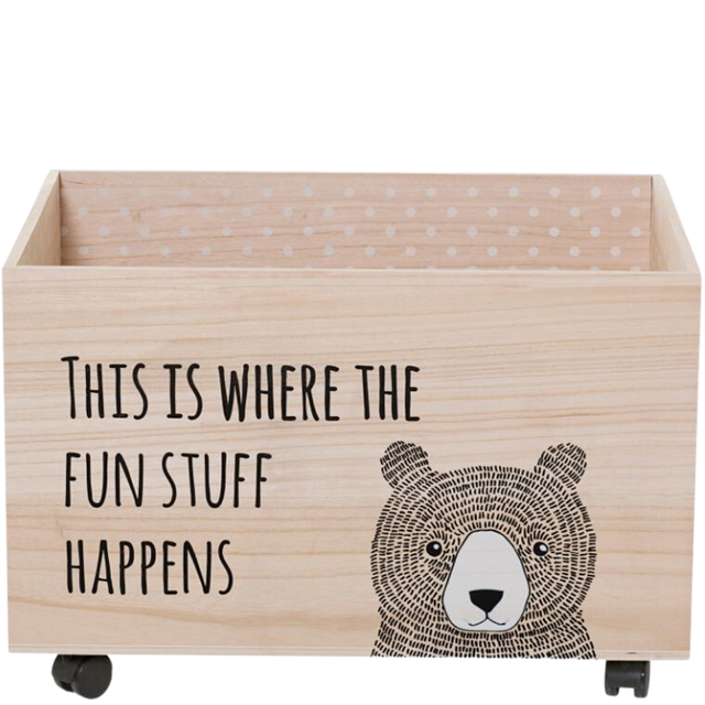 KIDS STORAGE BOX WITH WHEELS