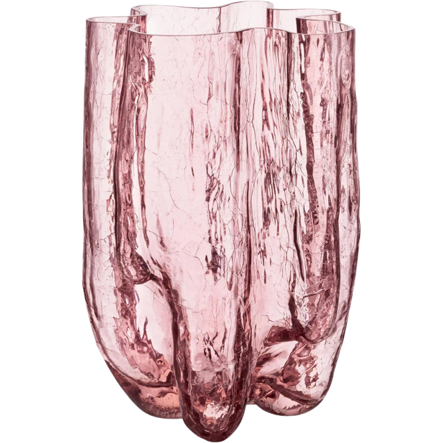 CRACKLE VASE IN PINK
