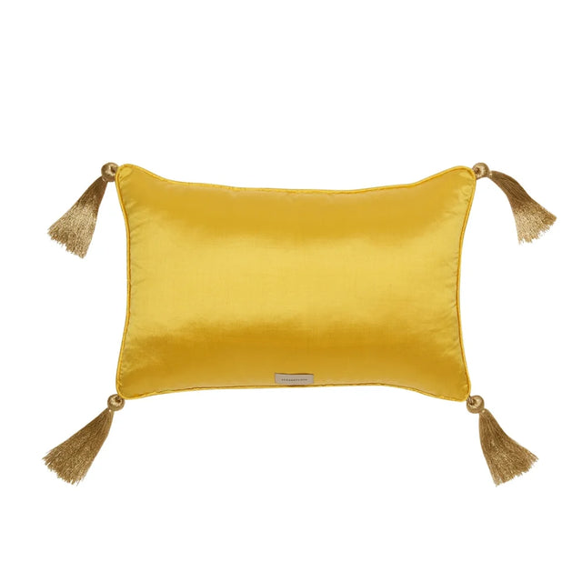 ALPAQ STUDIO. RECTANGULAR SILK CUSHION LEOPARD